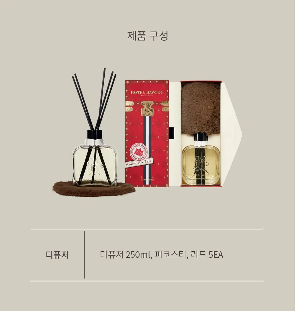 호텔도슨 디퓨저 색드보야지 250ml [스모키 버번 향] 상세페이지 4